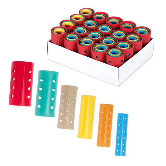 Annie Magnetic Hair Roller Set Long & Short Sizes, 144 Count, Assorted Color
