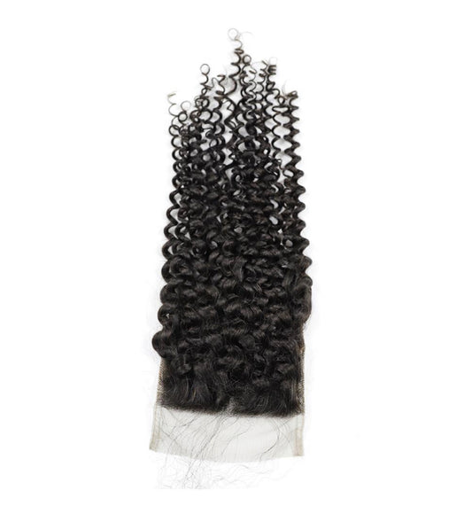 Mongolian Kinky Curly Closure