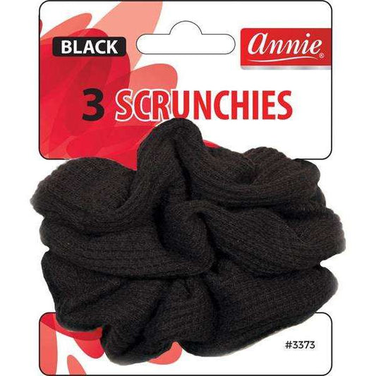 The Essential Black & Brown Hair Scrunchie Duo