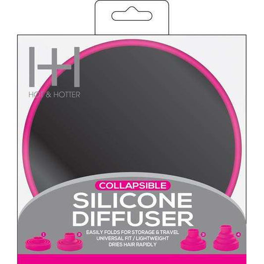 Hot & Hotter Collapsible Silicon Diffuser, 1 Count, Pink