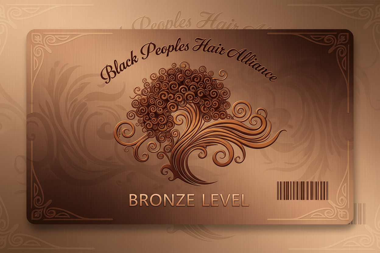 Create a Bronze Level Gift Card for Black Peoples Hair Alliance