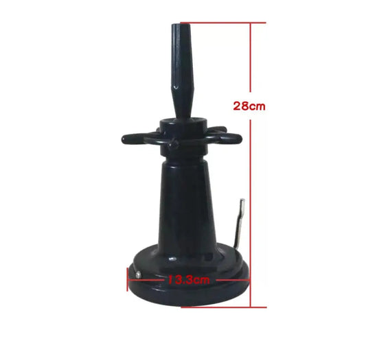 Manikin Head Stand with Pivoting Stem | Suction Cup Base for Secure,